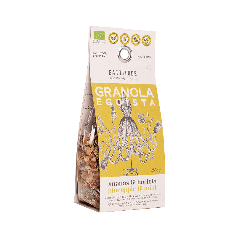 Granola Bio Egoista - Ananás e Hortelã 250g Eattitude