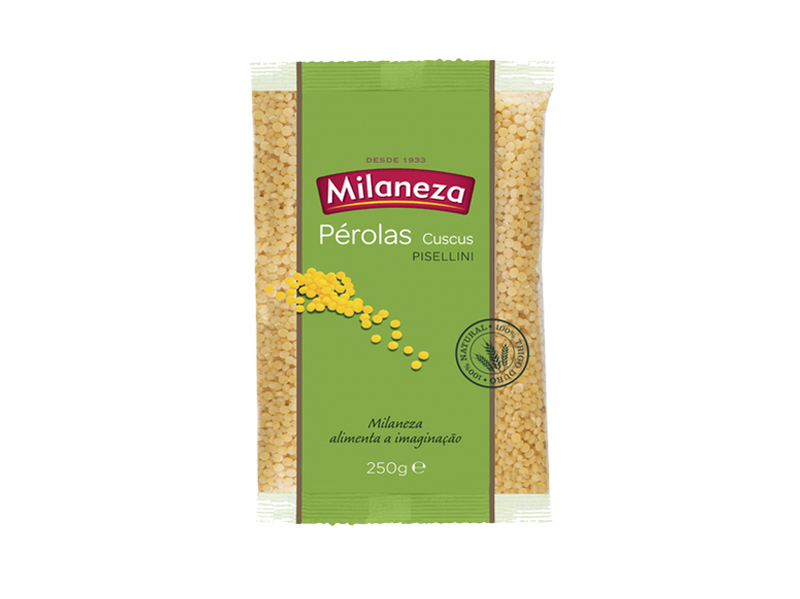 pérolas, milaneza, pisellini, massa